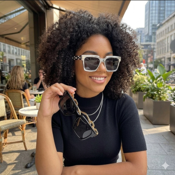 imagen 0 GAFAS DE SOL VINTAGE LUXE- Brazos estilo Cadena