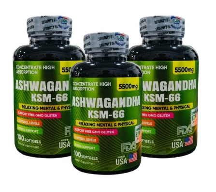 imagen 1 Ashwagandha KSM66 X 100 COMBO x 3 UNIDADES