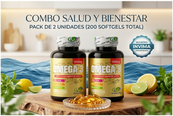 COMBO OMEGA 3 Softgels x 2 Unidades