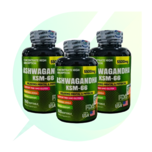 Ashwagandha KSM66 x 100 softgels Combo x 3 Unidades