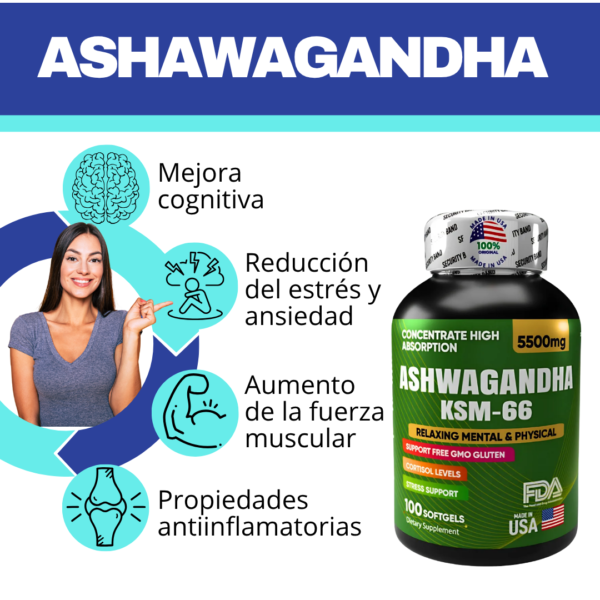 imagen 5 Ashwagandha ksm 66 x 2 UND