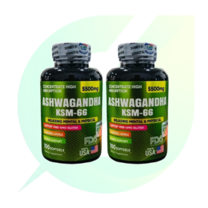 Ashwagandha KSM66 x 100 softgels Combo x 2 Unidades