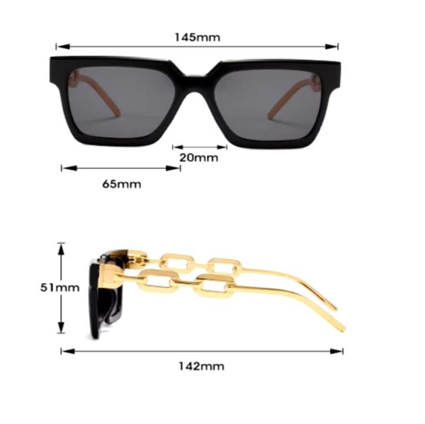 imagen 7 GAFAS DE SOL VINTAGE LUXE- Brazos estilo Cadena