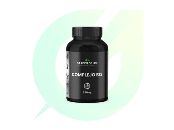 Complejo B12 x 100 Cápsulas - 550 mg - Garden of life