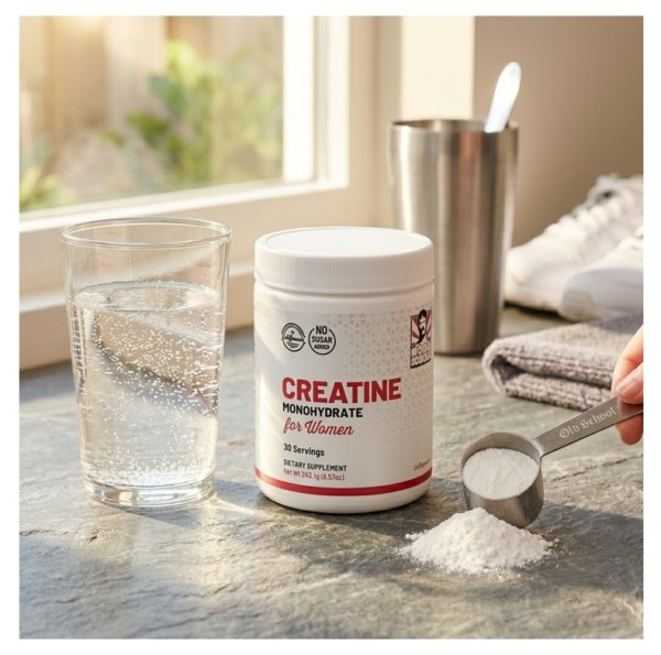 Creatine Monohydrate for Women Old School - 240 gr - Creatina