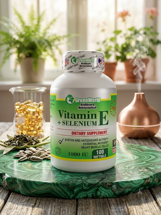 Vitamnia E + Selenium x 100 Softgels