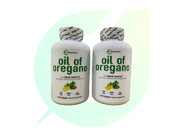 Aceite de Oregano (Oil of Oregano) x 100 softgels Combo 2 frascos