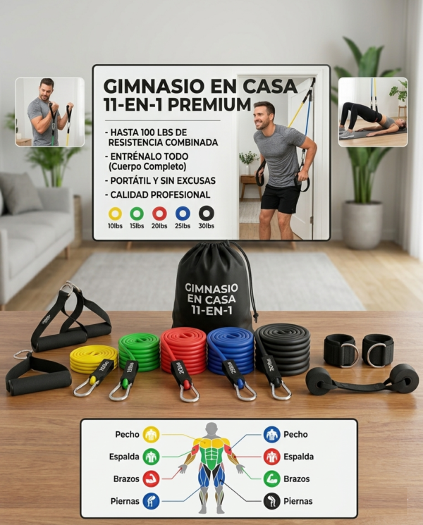 Kit De Bandas De Resistencia 11pzs