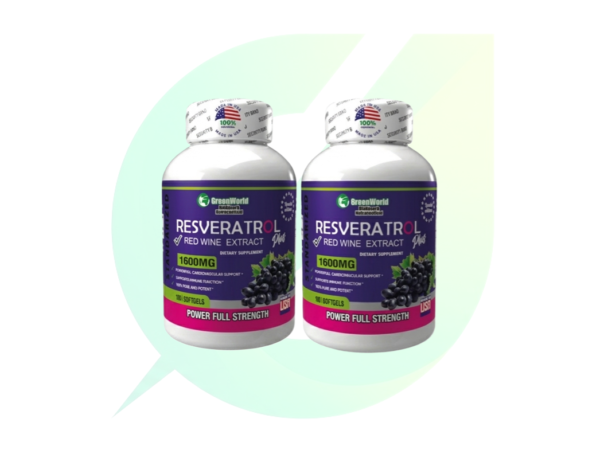 Resveratrol blanco x 100 Softgels Combo x 2