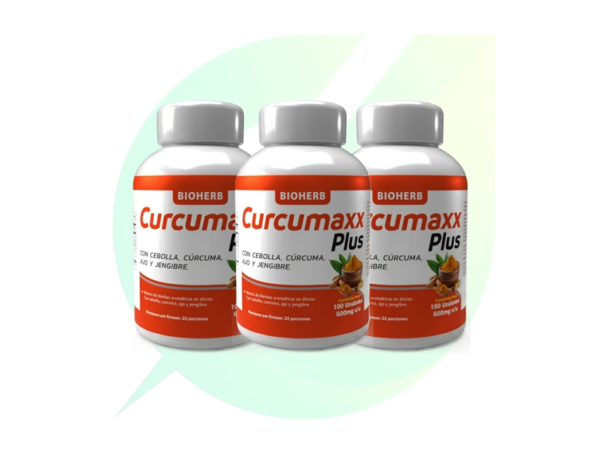 Curcuma XX Plus (Bioherb) x 100 x 3 Frascos