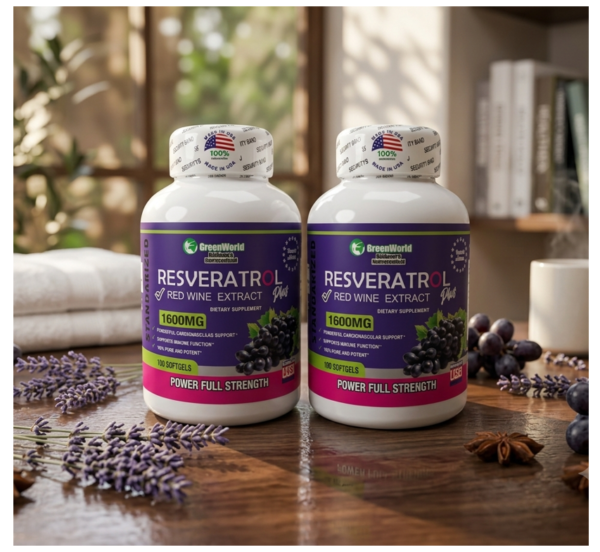 Resveratrol blanco x 100 Softgels Combo x 2