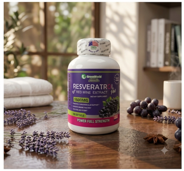 Resveratrol blanco x 100 Softgels