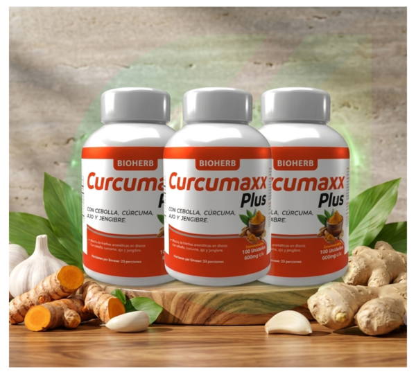 Curcuma XX Plus (Bioherb) x 100 x 3 Frascos