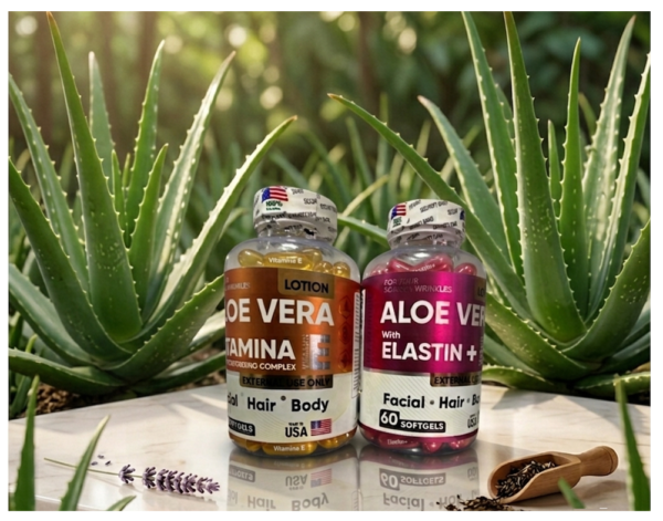 Aloe Vera + Vitamina E + Elastina Combo x 2 / FACIAL