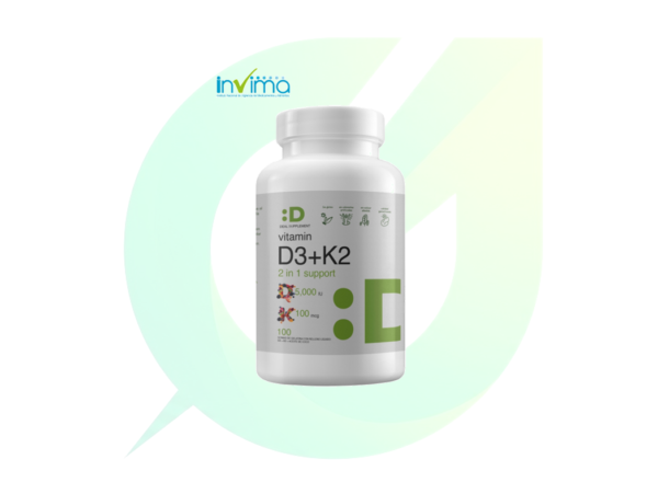 Vitamina D3 + K2 x 100 Softgels