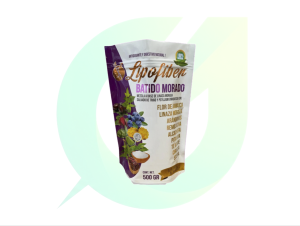 Batido Morado LipoFiber x 500 gr - Fibra