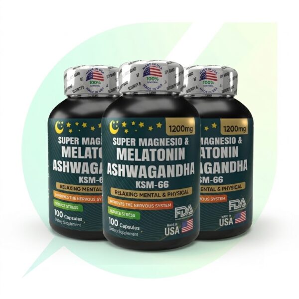 imagen 1 Ashwagandha y Melatonina (100 softgels) - Combo x 3 unidades