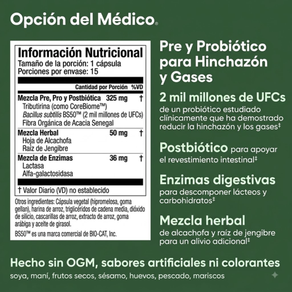 Bloatgas Probiotic - Probiótico