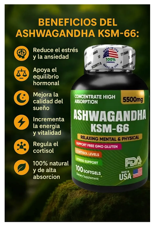 imagen 3 NAD + + Ashwagandha KSM-66 COMBO