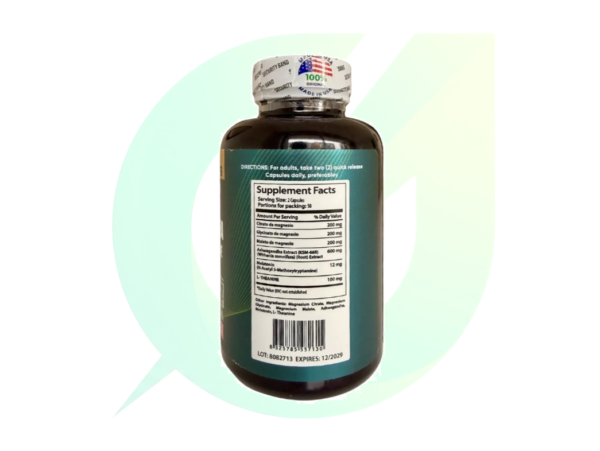 imagen 4 Ashwagandha y Melatonina (100 softgels) - Combo x 3 unidades