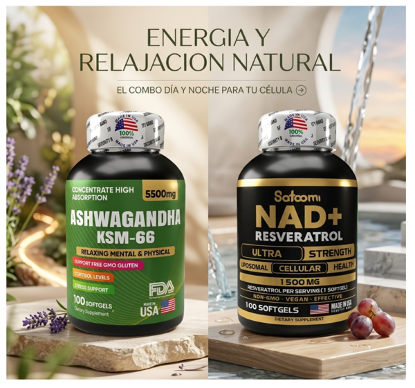 imagen 6_ NAD + + Ashwagandha KSM-66 COMBO