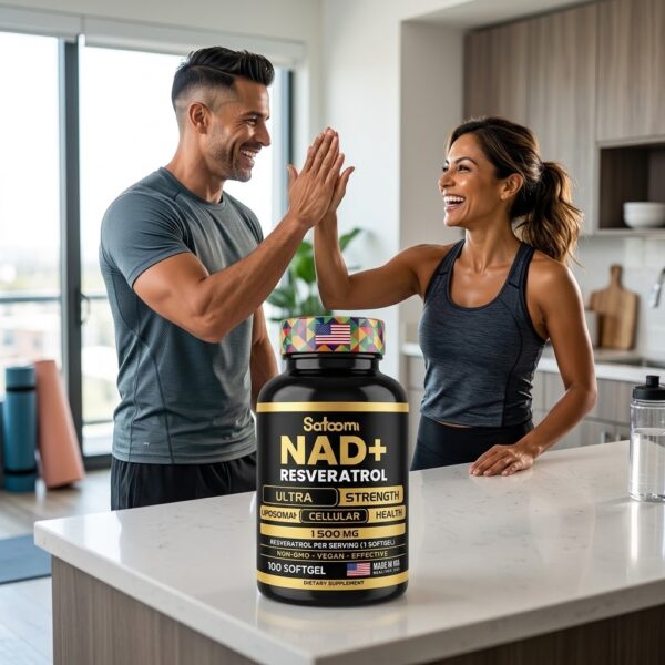 NAD+ con Resveratrol x 100 Softgels – Combo x 3 unidad