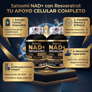 imagen 9 NAD+ con Resveratrol x 100 Softgels – Combo x 2 unidad